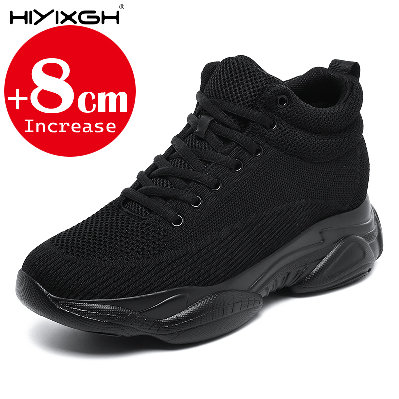 Men'S Shoes With Height Increase - Chaussures de sport décontractées montantes pour