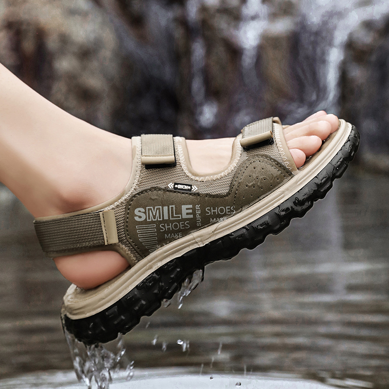 Men Shoes Velcro - Sandales d'été 2026 pour hommes, nouvelles,
