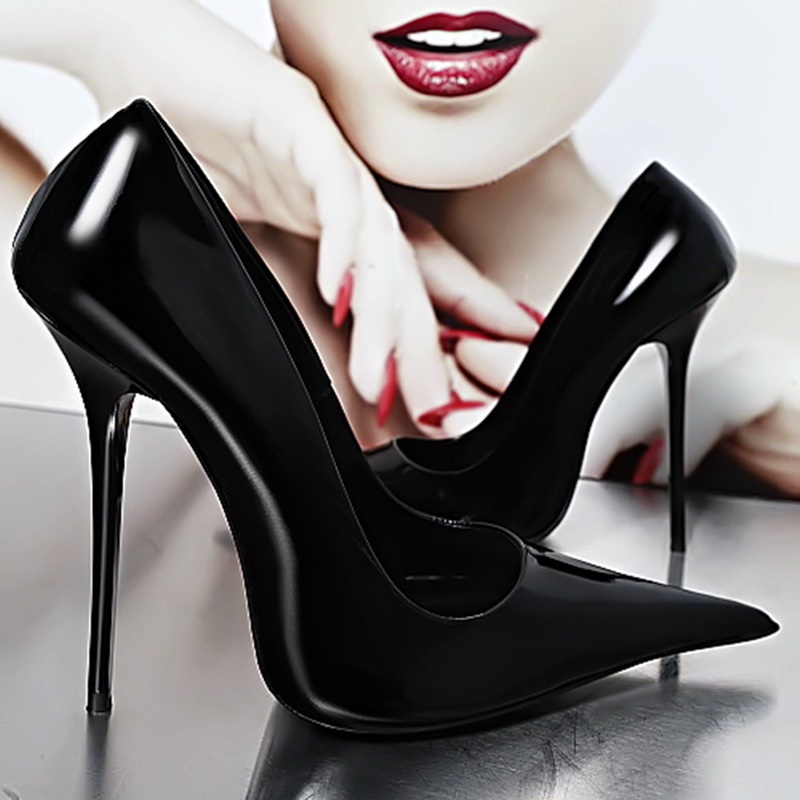 Men Shoes Elegant - Mn-Escarpins pointus à talons aiguilles en