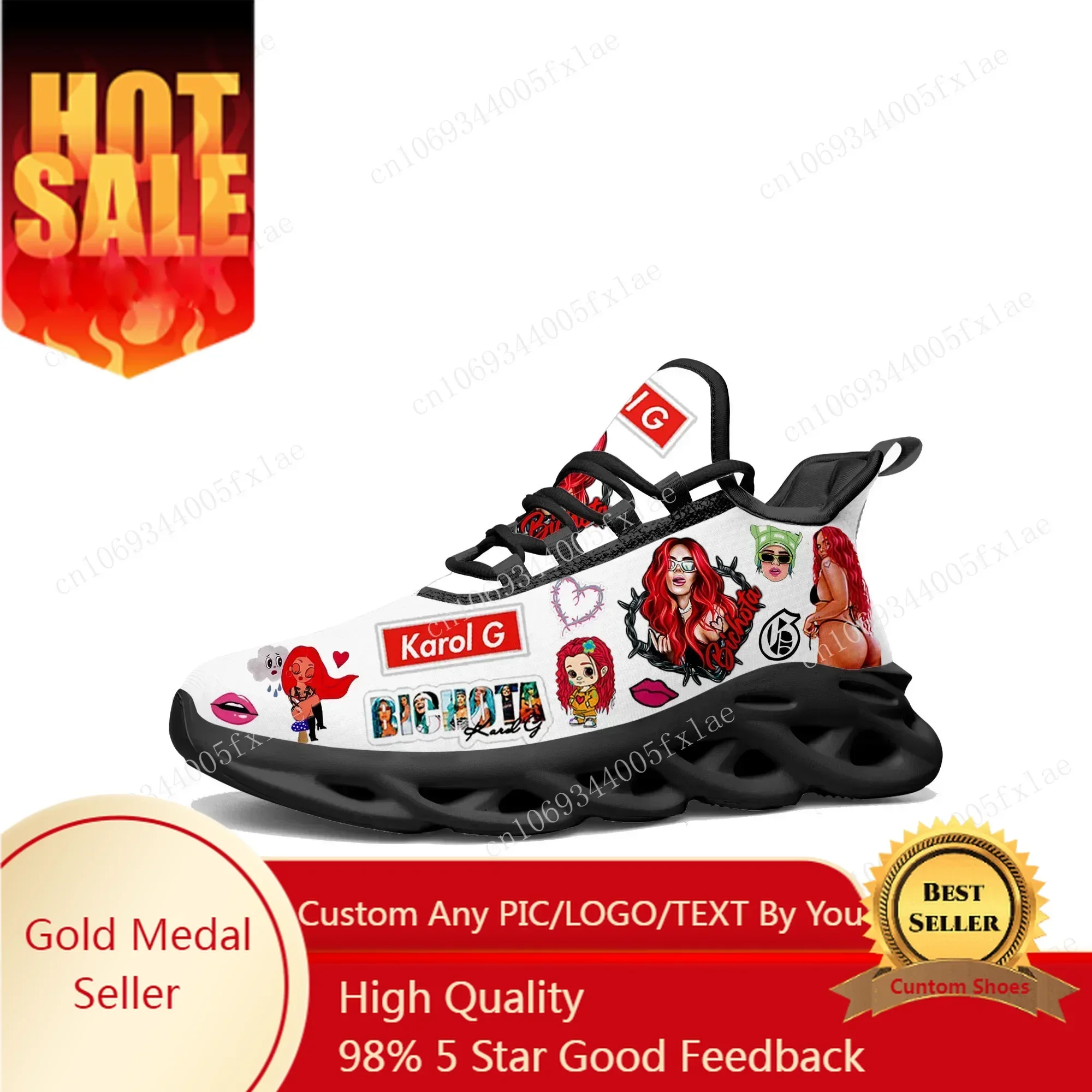 Men Shoes Style - Baskets plates Karol G Bichota pour
