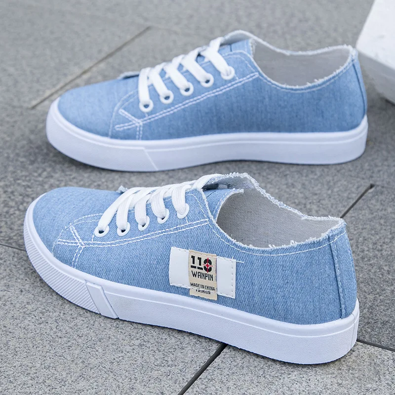 Men Shoes 2026 - Baskets basses en toile pour femme