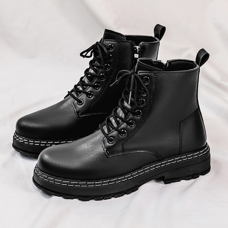 Bottes de moto en cuir verni n - Men'S Shoes Hiking avis et prix