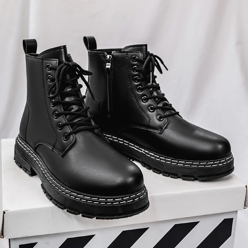 Bottes de moto en cuir verni n - Men'S Shoes Hiking avis et prix