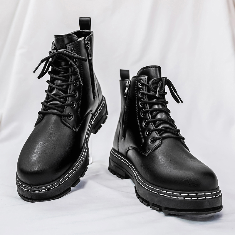 Bottes de moto en cuir verni n - Men'S Shoes Hiking avis et prix