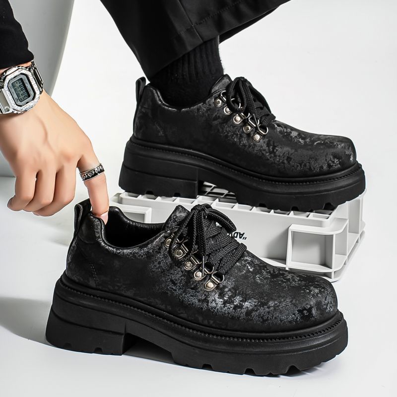 Chaussures en cuir décontracté - Men'S Shoes With Height Increase avis et prix