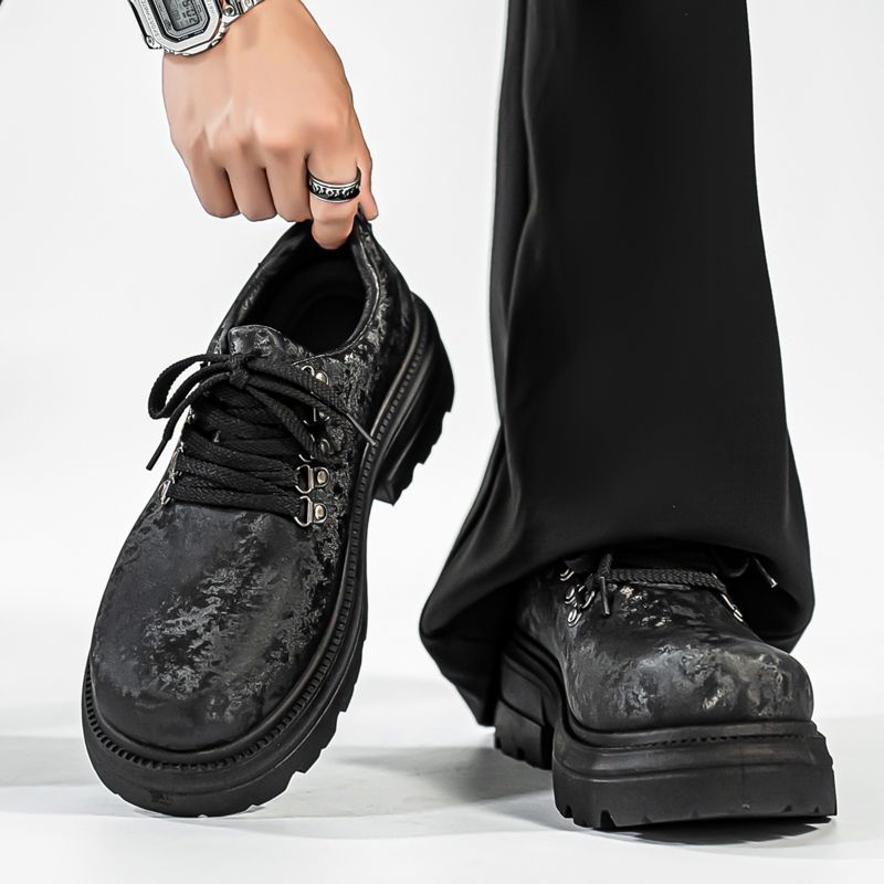 Chaussures en cuir décontracté - Men'S Shoes With Height Increase avis et prix