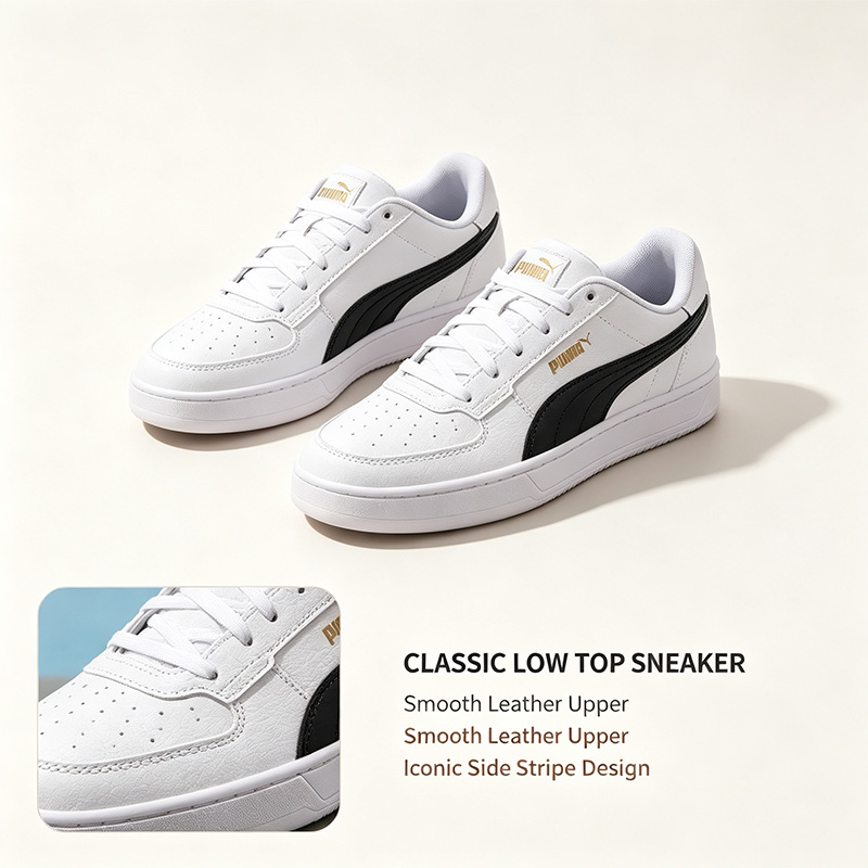 PUMA – baskets basses blanches - Men'S Shoes Puma Sneakers avis et prix