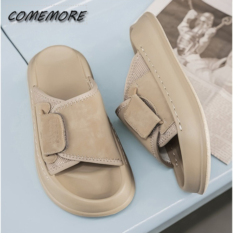 Comemore – pantoufles d'intéri - Men Shoes Velcro avis et prix