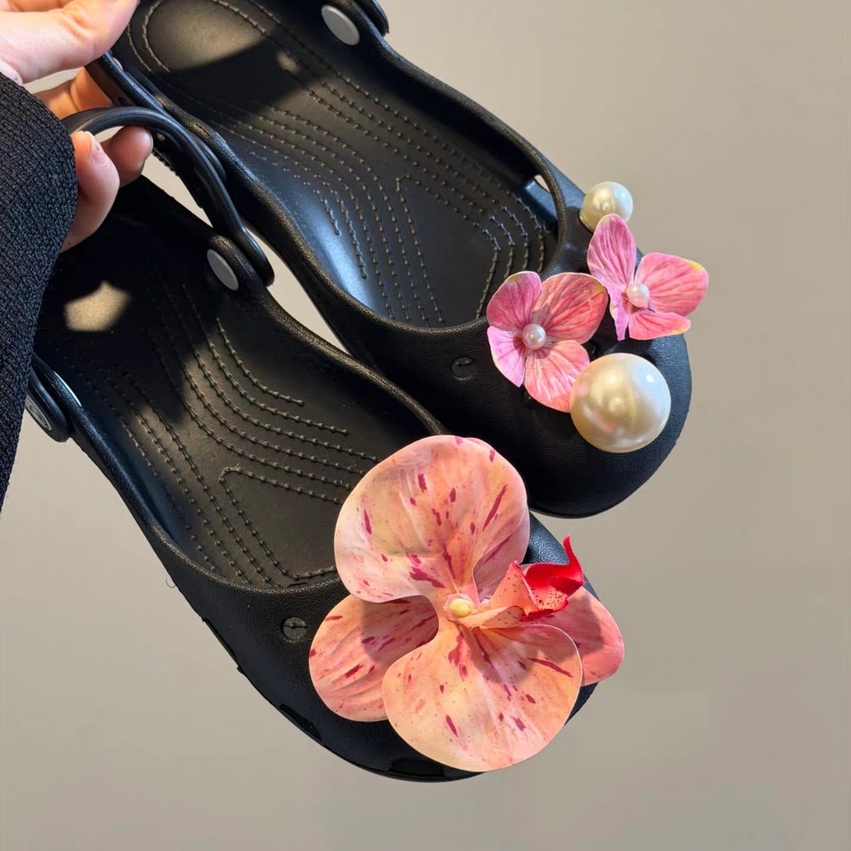 Sabots de ballet rétro à fleur - Men Shoes Elegant avis et prix