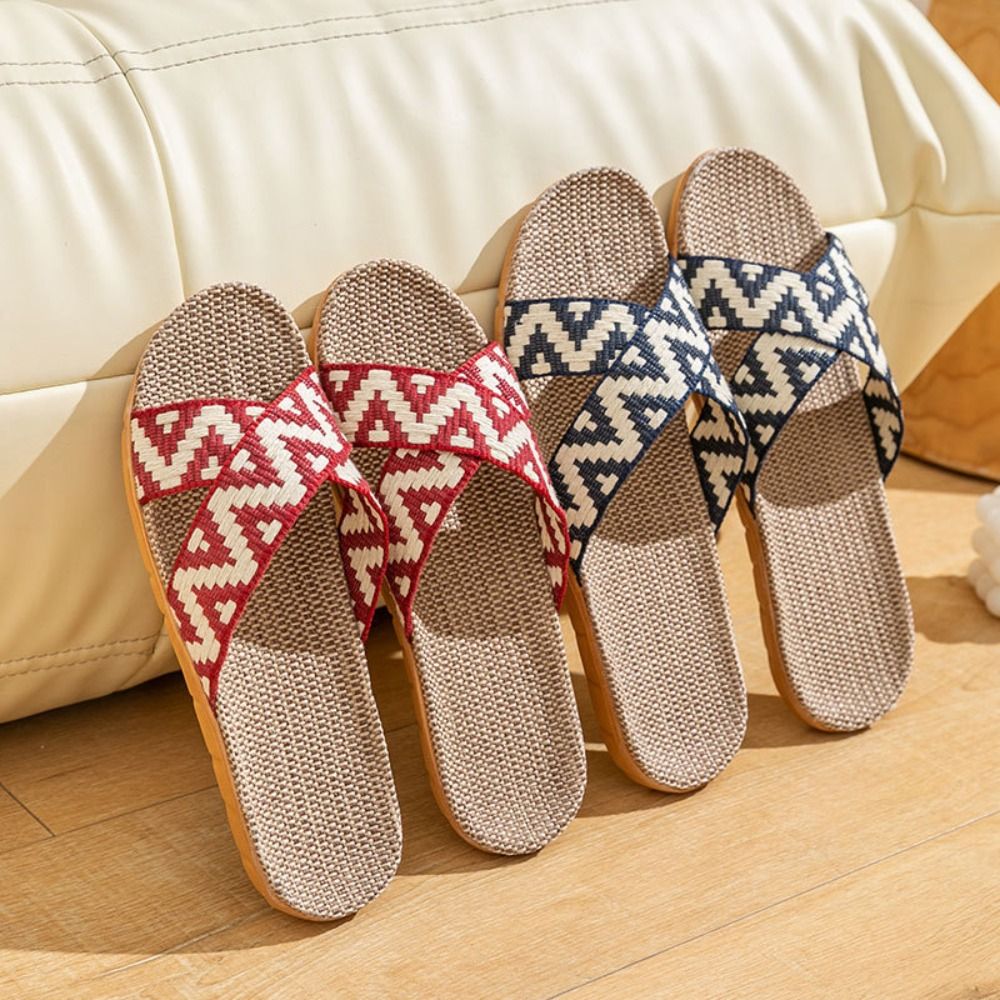 Chaussons croisés en lin style - Men Shoes Style avis et prix
